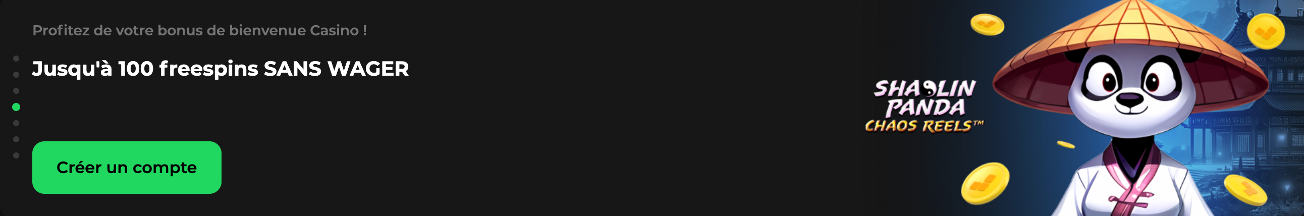 Betify Casino : Bonus de bienvenue 100% jusqu'à 500€